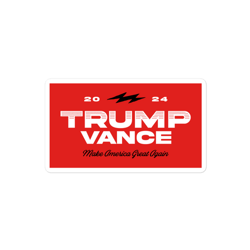 Trump Vance Bolt Logo Sticker