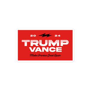 Trump Vance Bolt Logo Sticker