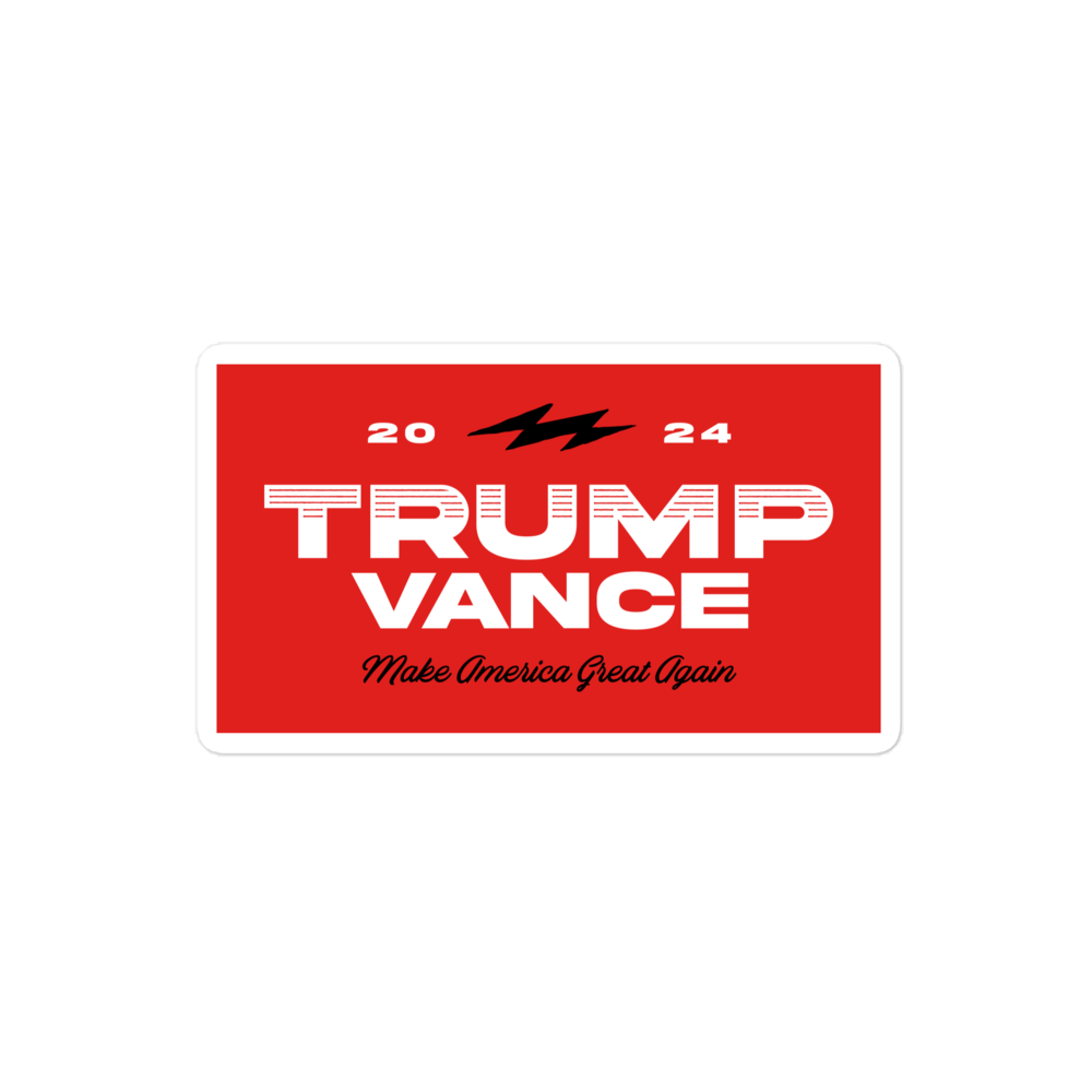 Trump Vance Bolt Logo Sticker