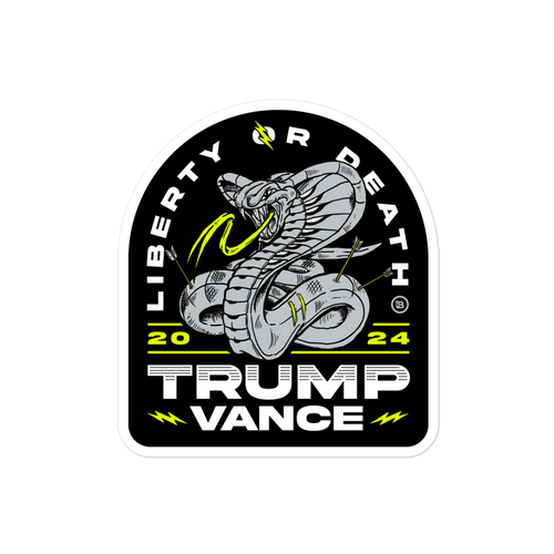 Trump Vance Liberty Or Death Sticker