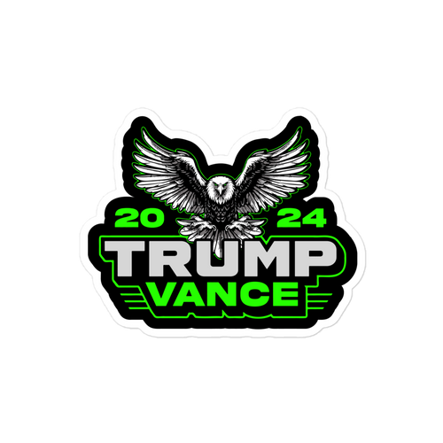 Trump Vance Flying Eagle Sticker