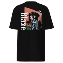 Load image into Gallery viewer, Blaze Heritage Cowboy Stare Heavyweight T-Shirt - Black