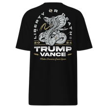 Load image into Gallery viewer, Trump Vance Liberty Or Death T-Shirt - Black