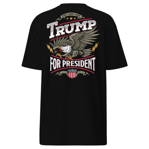 Trump For President T-Shirt - Black