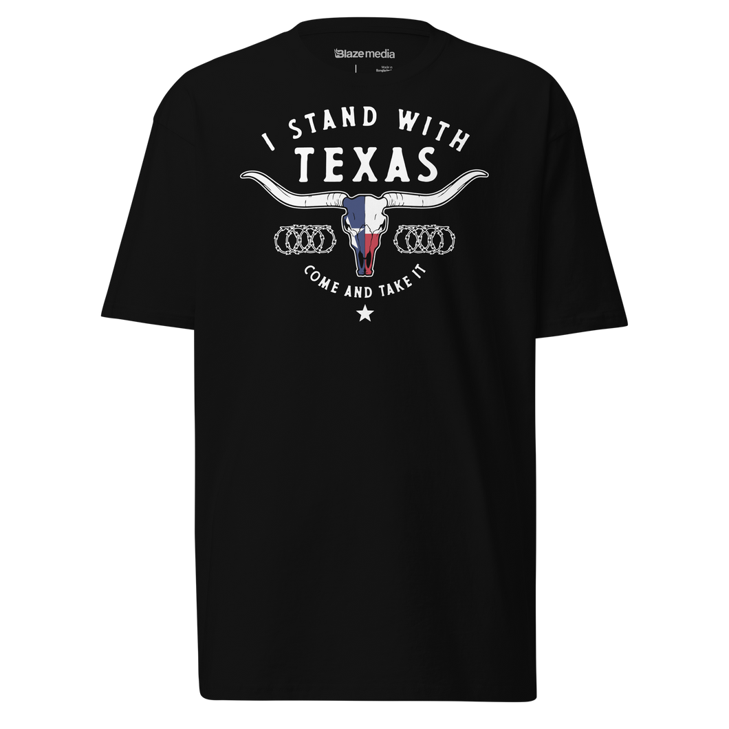 I Stand With Texas Heavyweight T-Shirt