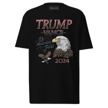 Load image into Gallery viewer, Trump Vance Vintage Eagle AF T-Shirt - Black