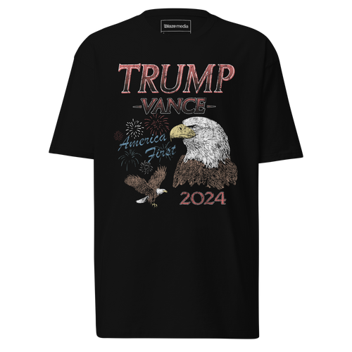 Trump Vance Vintage Eagle AF T-Shirt - Black