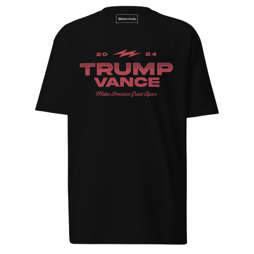 Trump Vance Bolt Logo T-Shirt - Black