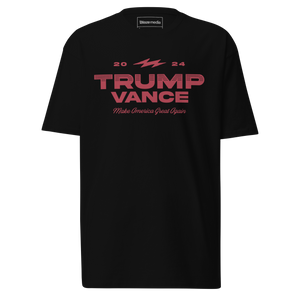 Trump Vance Bolt Logo T-Shirt - Black