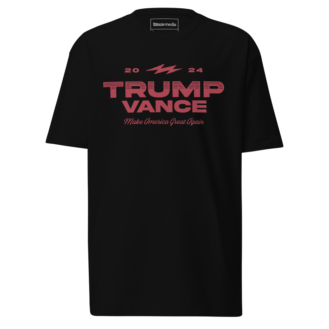 Trump Vance Bolt Logo T-Shirt - Black