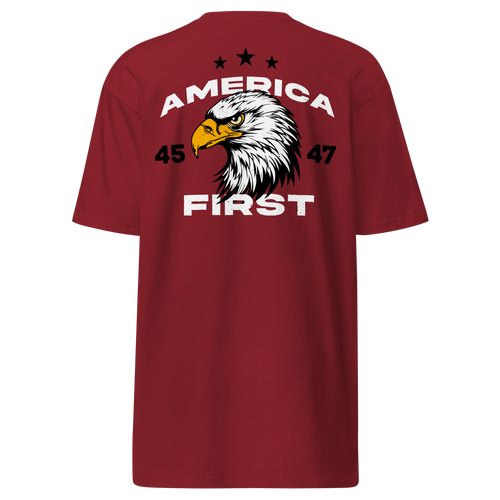 Blaze America First T-Shirt - Dark Red