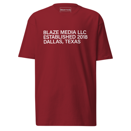 Blaze Media LLC Heavyweight T-Shirt - Dark Red