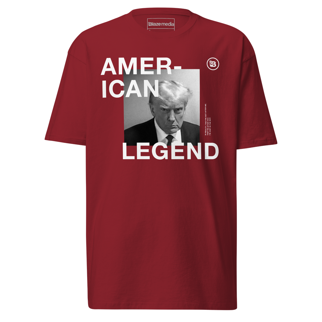 American Legend T-Shirt - Dark Red