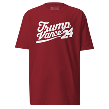 Load image into Gallery viewer, Trump Vance Varsity T-Shirt - Dark Red