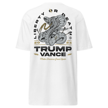 Load image into Gallery viewer, Trump Vance Liberty Or Death T-Shirt - White