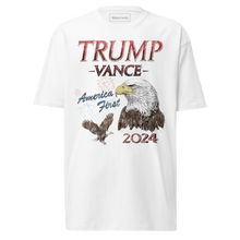 Load image into Gallery viewer, Trump Vance Vintage Eagle AF T-Shirt - White