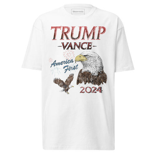 Trump Vance Vintage Eagle AF T-Shirt - White