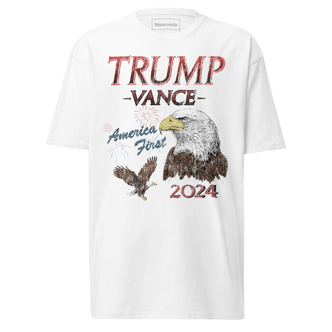 Trump Vance Vintage Eagle AF T-Shirt - White