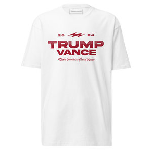 Trump Vance Bolt Logo T-Shirt - White