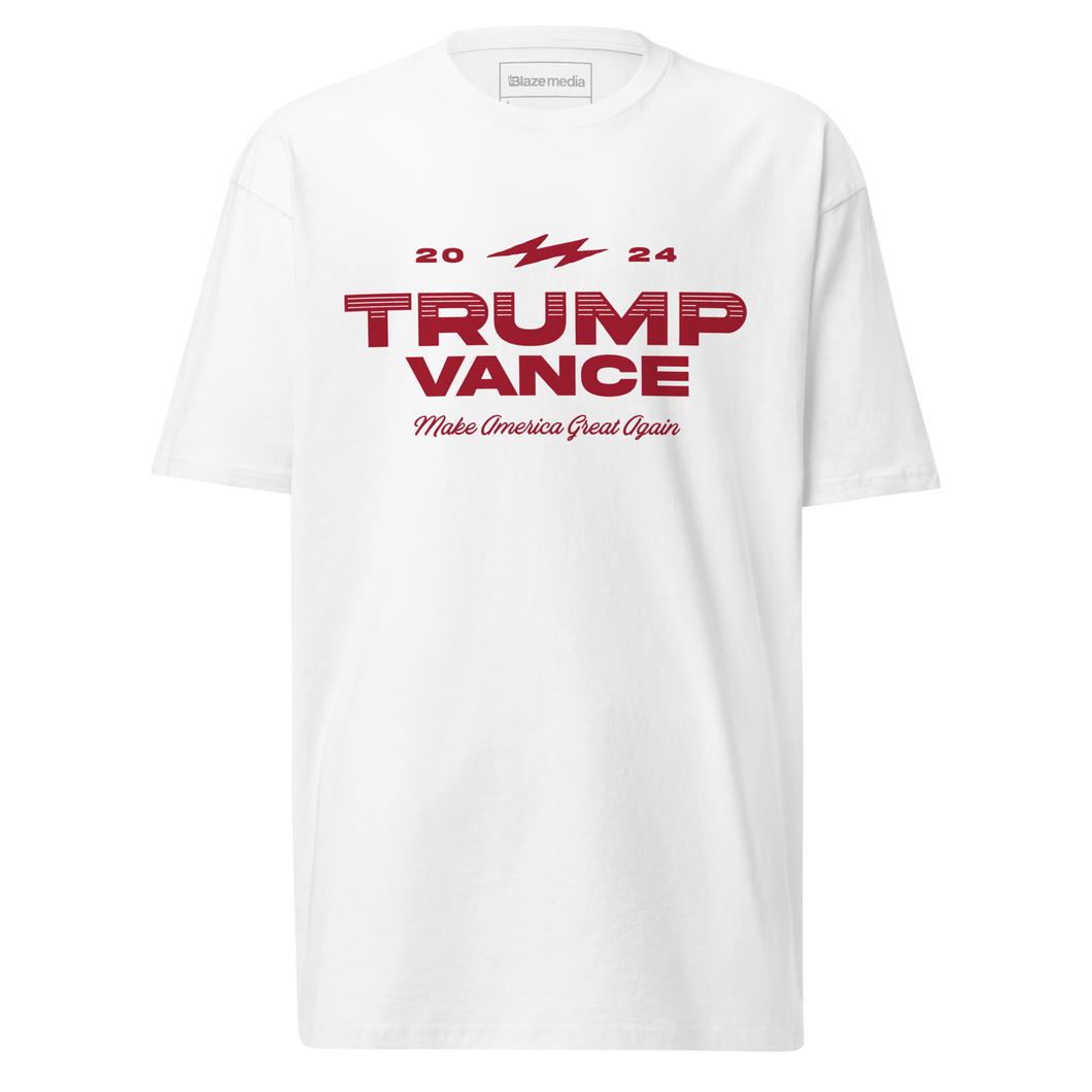 Trump Vance Bolt Logo T-Shirt - White