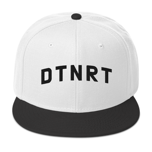 DTNRT Snapback Hat - White/Black