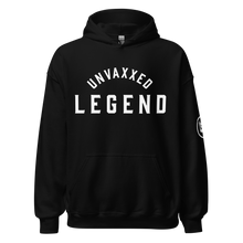 Load image into Gallery viewer, Unvaxxed Legend Hoodie - Black