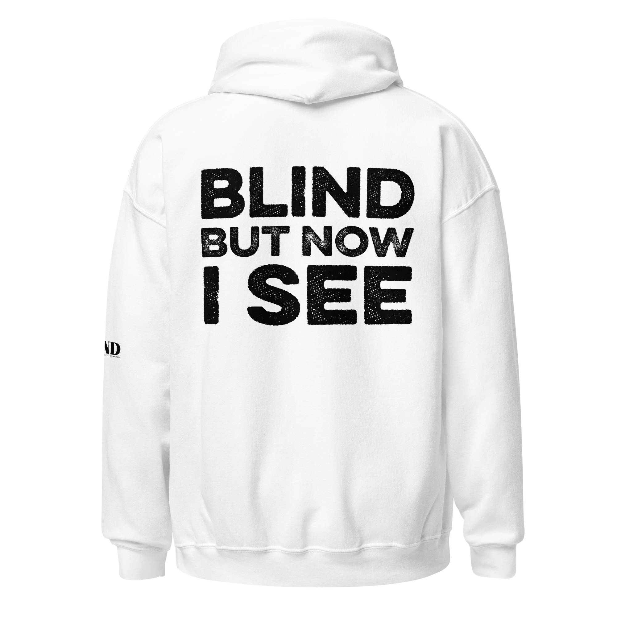 The Blind Hoodie White Blaze Media Shop