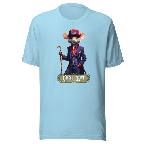 Chat Rat 2.0 T-Shirt - Ocean Blue