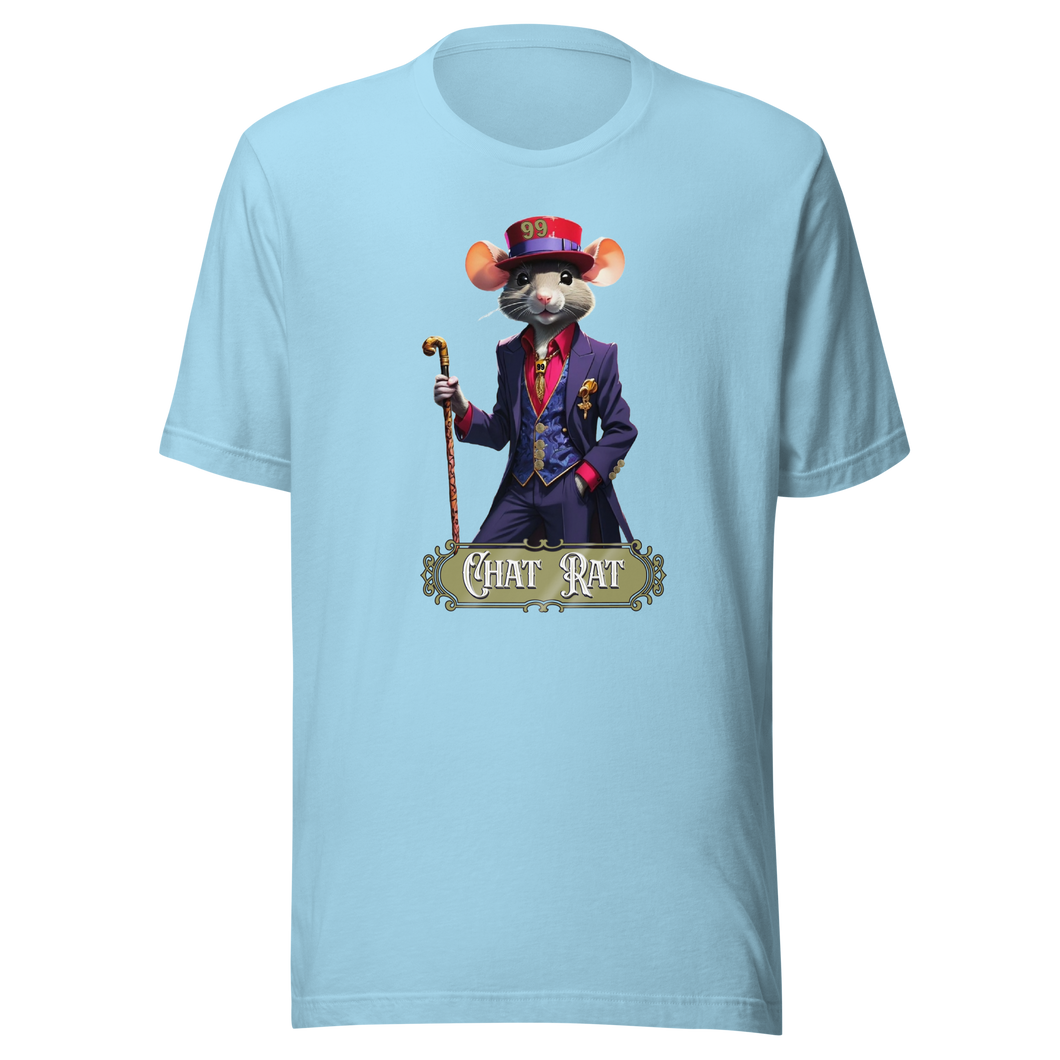 Chat Rat 2.0 T-Shirt - Ocean Blue