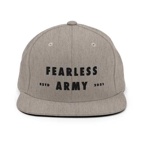 Fearless Army Snapback Hat