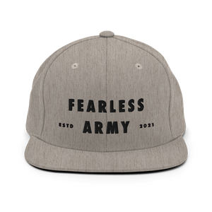 Fearless Army Snapback Hat