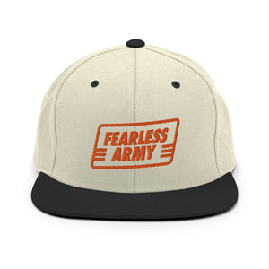 Fearless Army Logo Snapback Hat