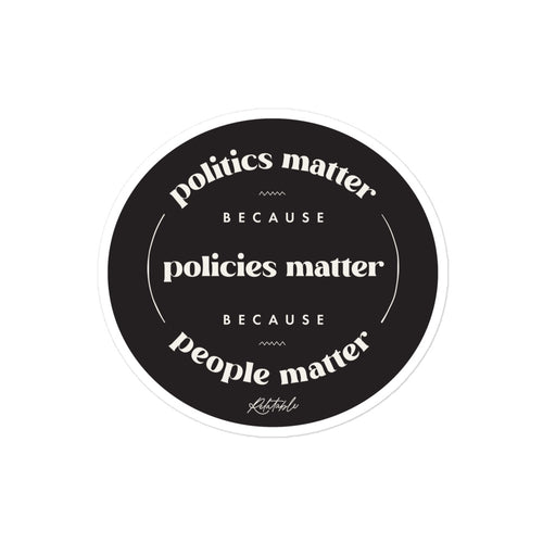 People Matter Sticker
