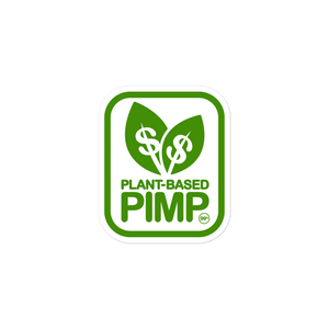 Plant-Based Pimp Sticker