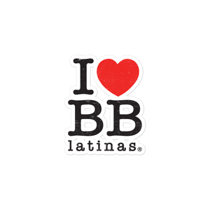 I Heart BB Latinas Sticker