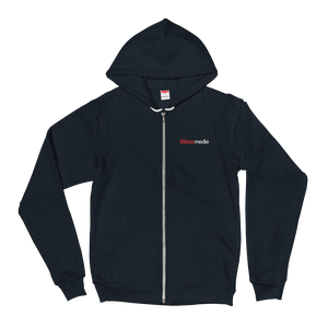 Blaze Media Embroidered Zip Hoodie