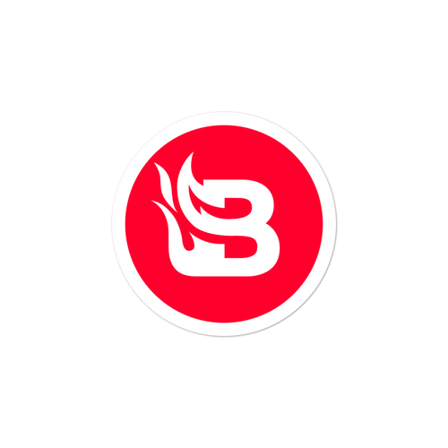 Blaze Media Icon Red Sticker