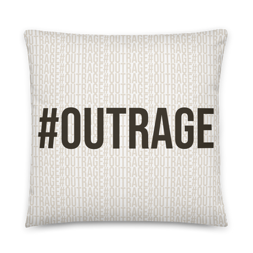 #Outrage Pillow