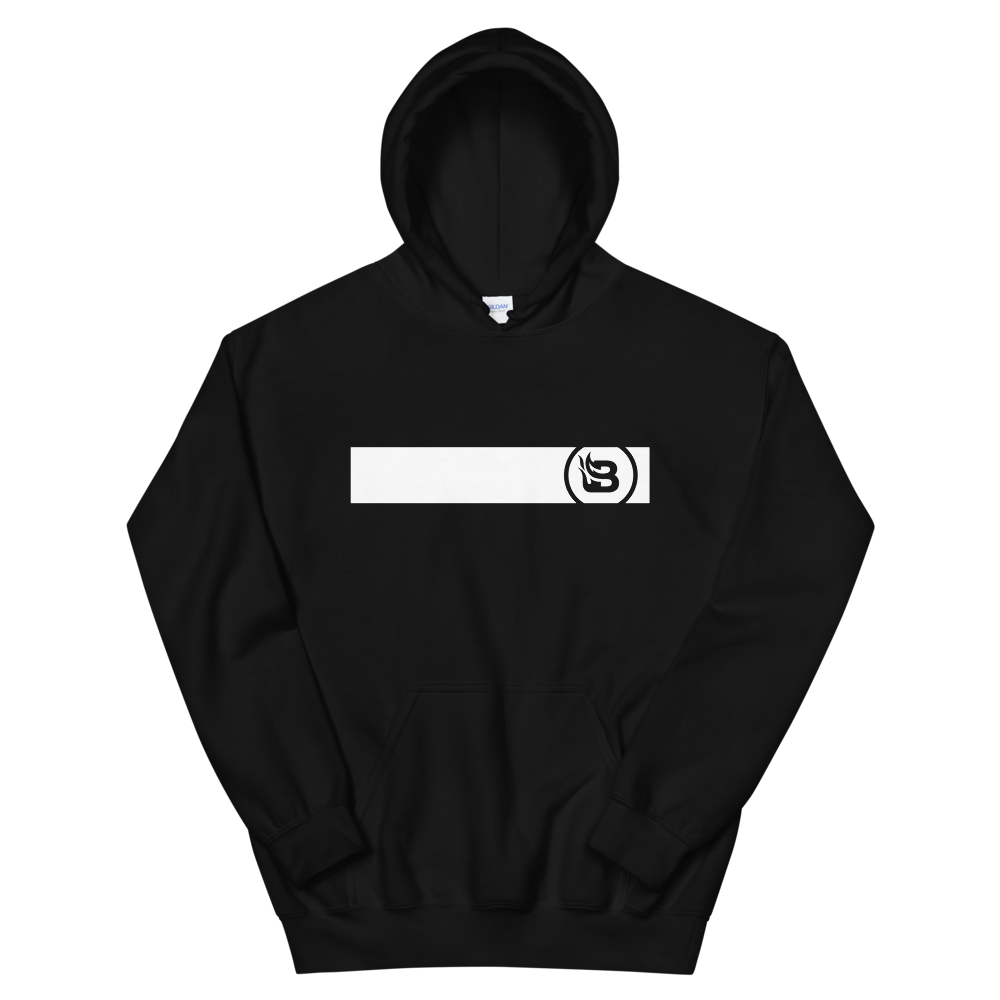 Blaze Media Cropped Logo Black Hoodie