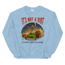 Load image into Gallery viewer, Mostly Peaceful Tree Lighting Sweatshirt