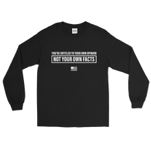 Load image into Gallery viewer, Facts &gt; Opinions Long Sleeve T-Shirt