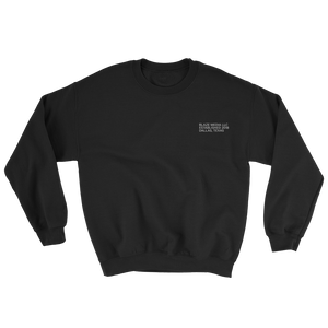 Blaze Media LLC Black Crewneck Sweatshirt