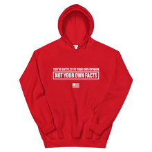 Load image into Gallery viewer, Facts &gt; Opinions Hoodie