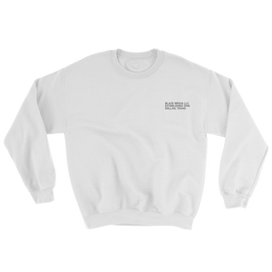 Blaze Media LLC White Crewneck Sweatshirt