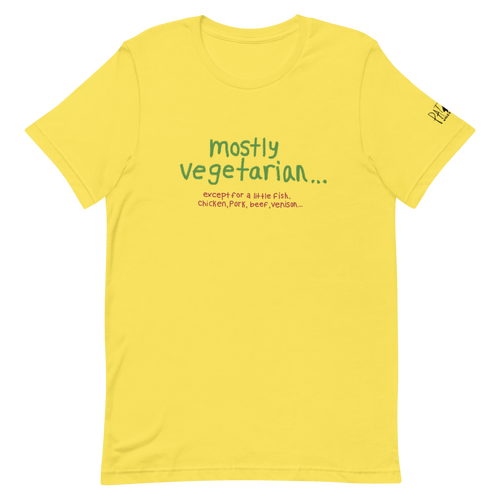 Mostly Vegetarian... Pat Gray Unleashed T-Shirt