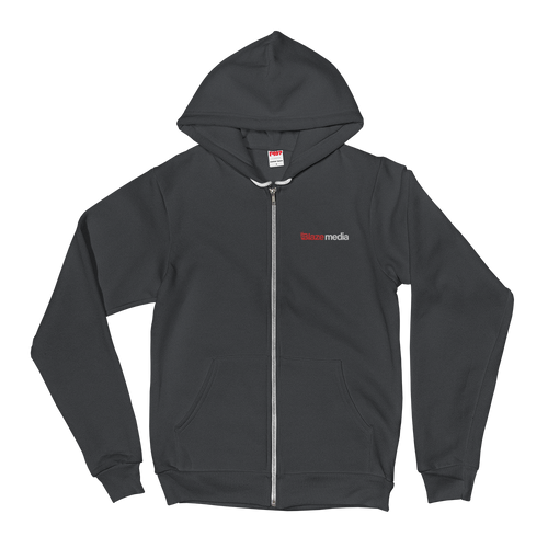 Blaze Media Embroidered Zip Hoodie