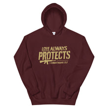 Load image into Gallery viewer, Love Always Protects Hoodie
