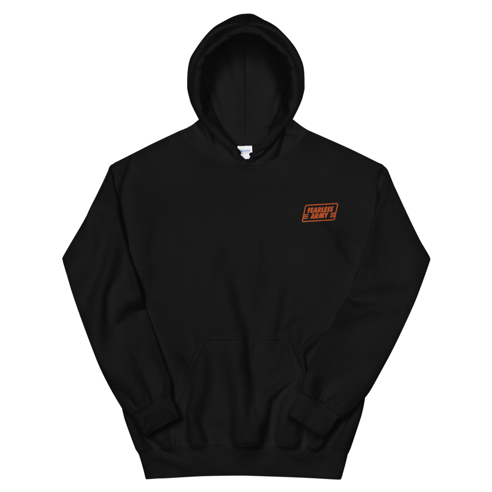 Fearless Army Embroidered Hoodie