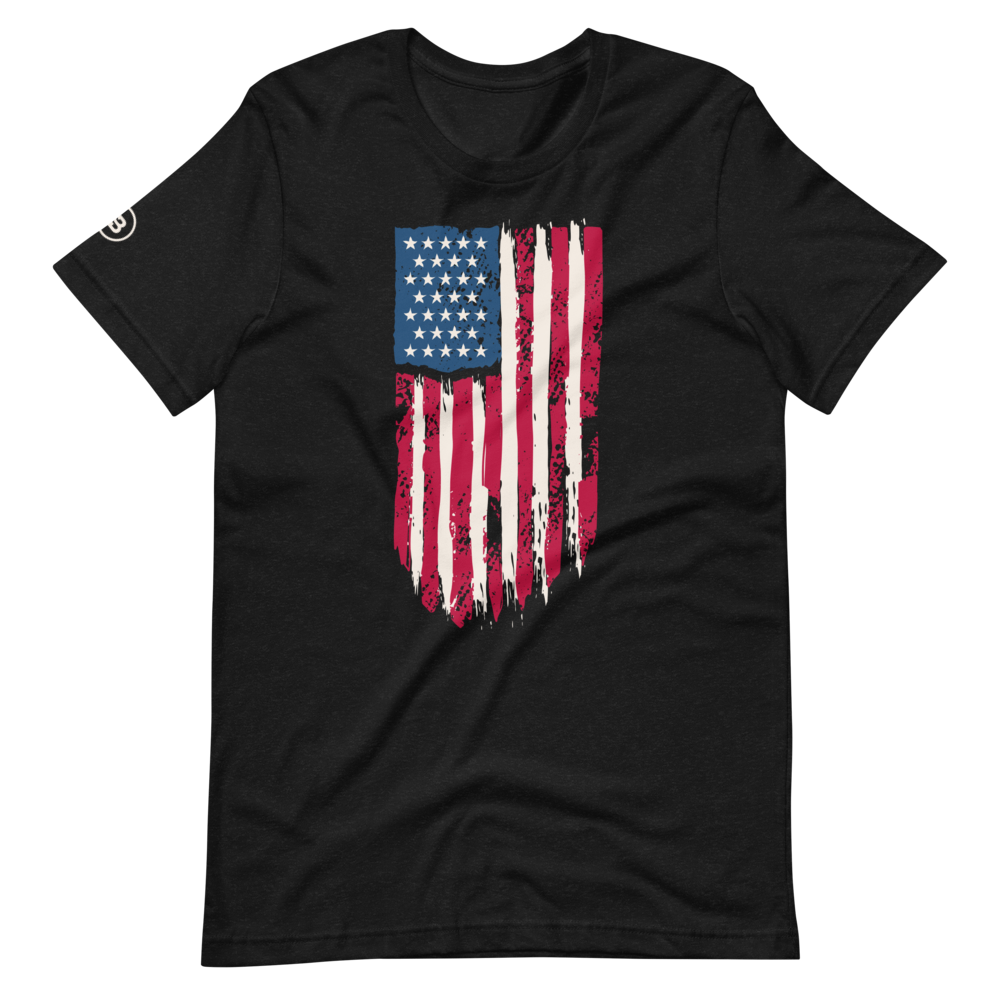 Distressed American Flag T-Shirt – Blaze Media Shop