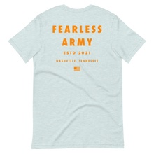 Load image into Gallery viewer, Fearless Army Front/Back T-Shirt